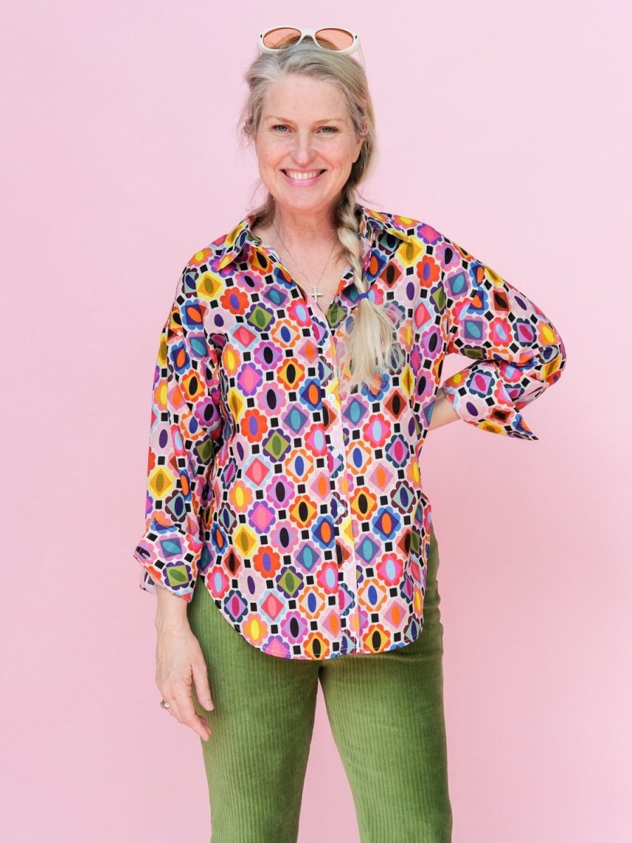 Clearance Lesley Evers Dawn Shirt Gems