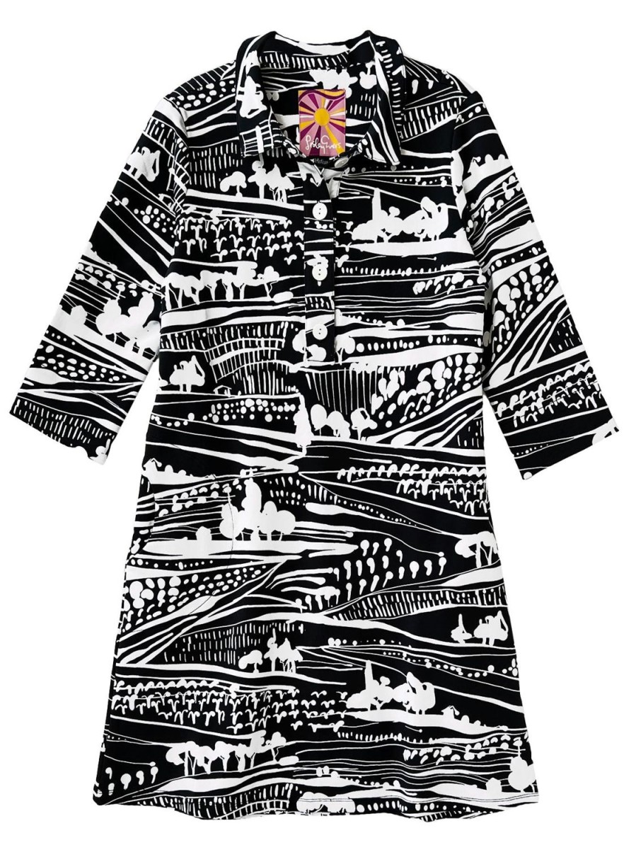 Clearance Lesley Evers Tippi Farmland Black And White