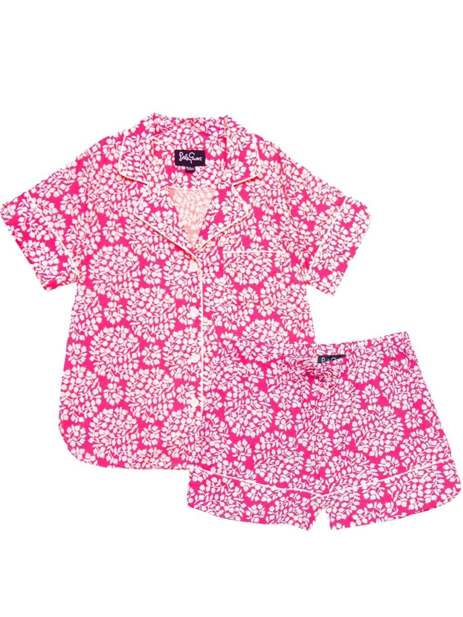 Wholesale Lesley Evers Zoey Pajama Set Flower Ball Pink