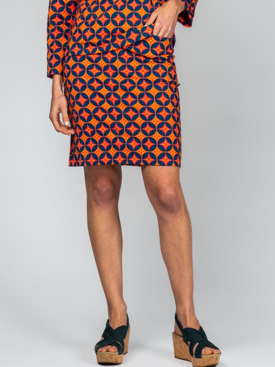 Online Lesley Evers Freya Skirt North Star Orange