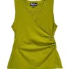 New Lesley Evers Bobbi Top Moss Green