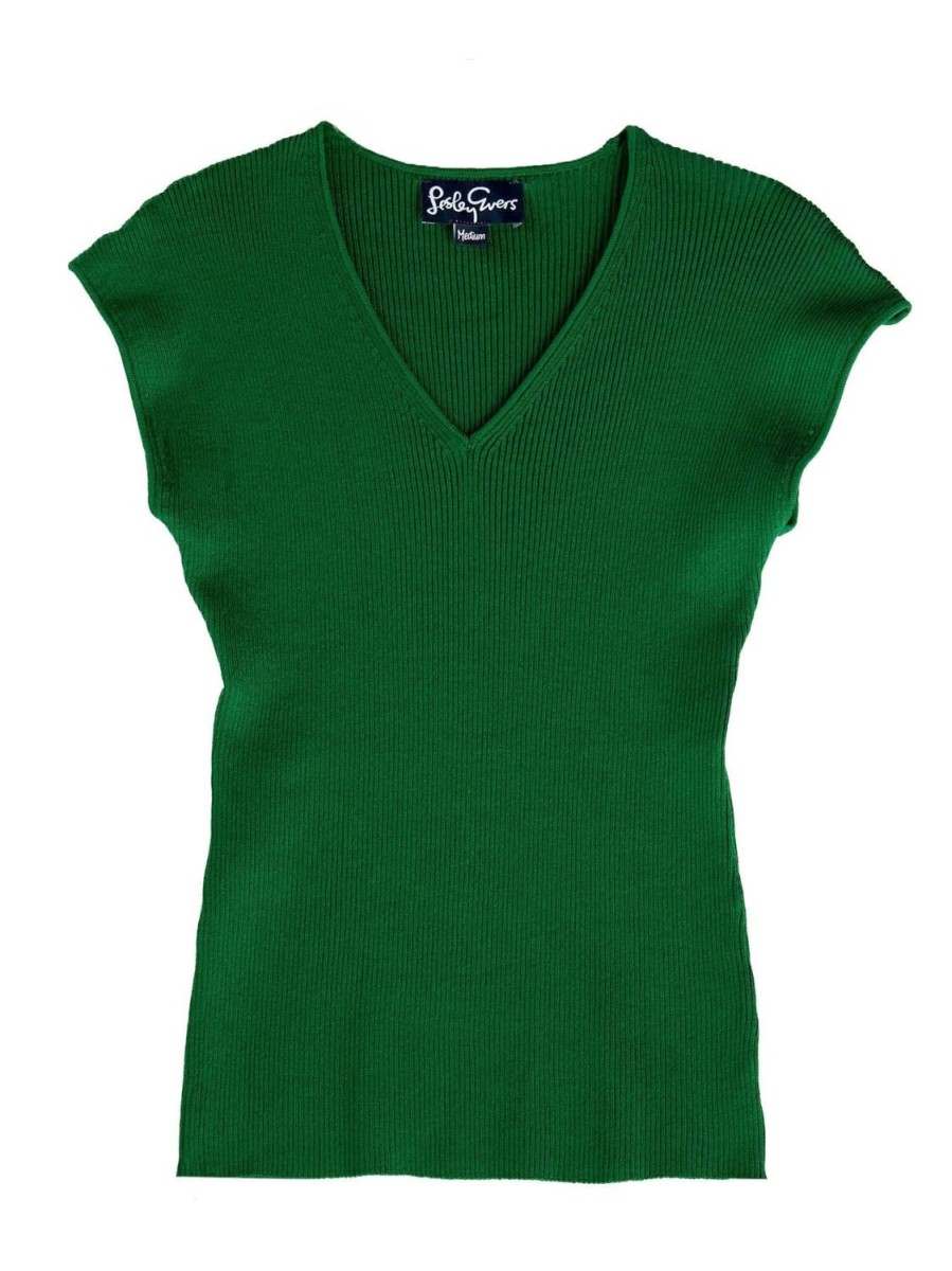 Online Lesley Evers Joy Top Fern Green