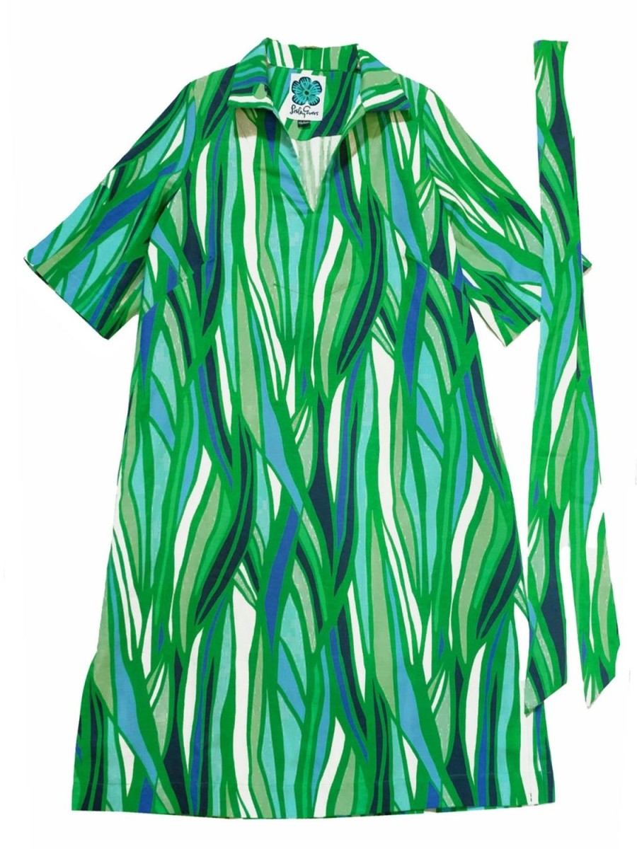 Wholesale Lesley Evers Madison Dress Seagrass Green