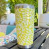 Hot Lesley Evers Yellow Fern 20Oz Travel Tumbler