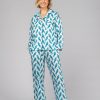 New Lesley Evers Josephine Pajama Set Blue Jays