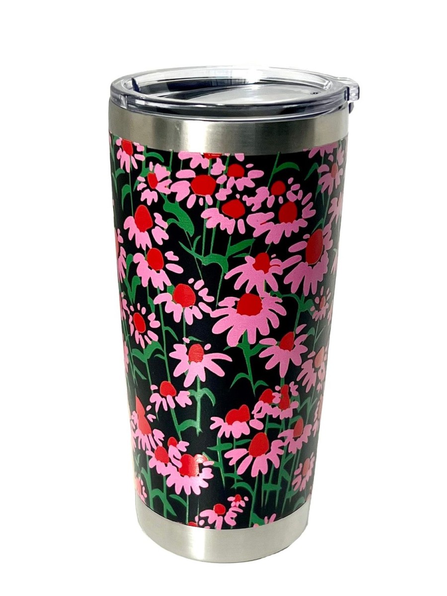 Online Lesley Evers Pink Echinacea 20Oz Travel Tumbler