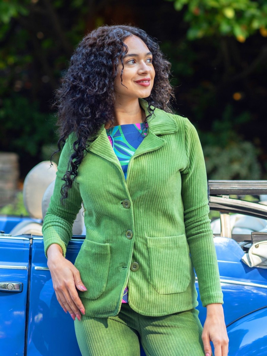 Online Lesley Evers Blair Blazer Leaf Green