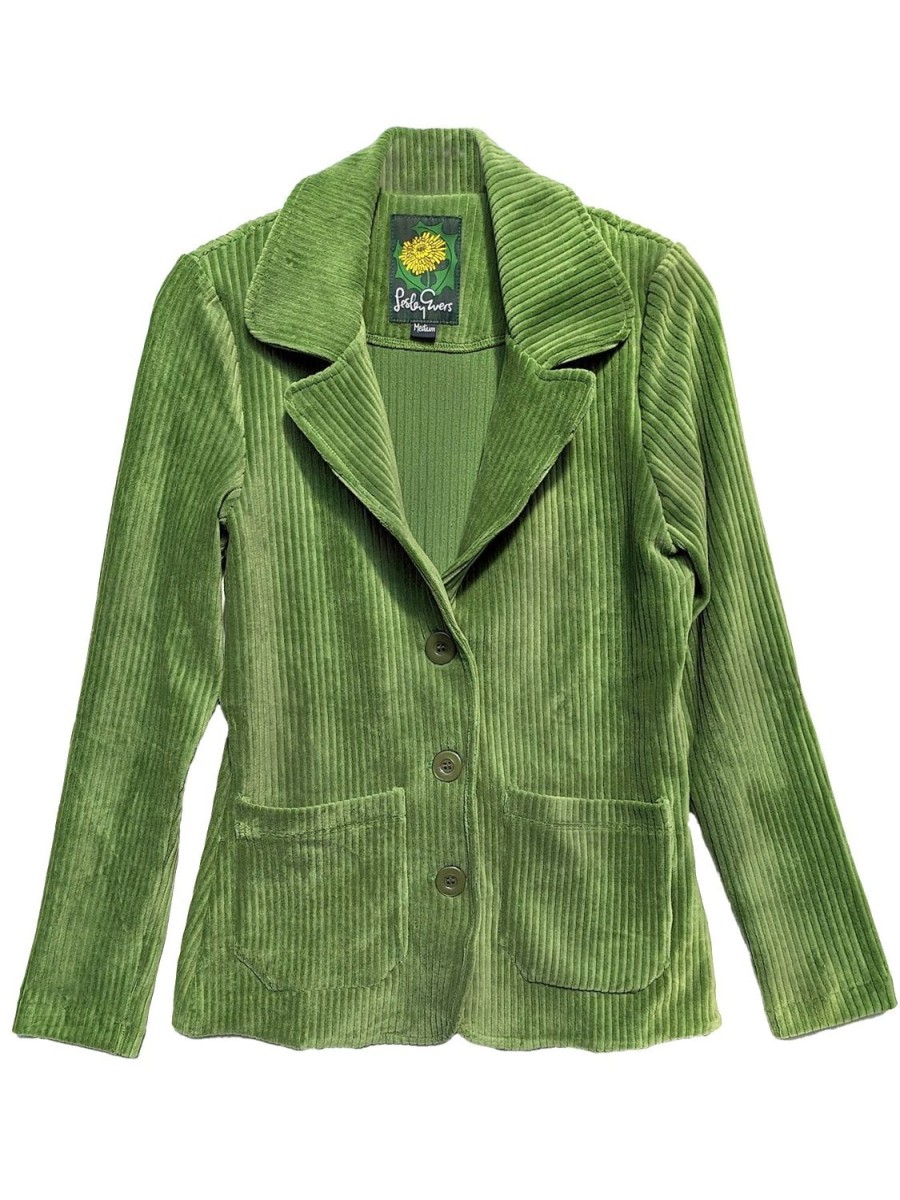 Online Lesley Evers Blair Blazer Leaf Green