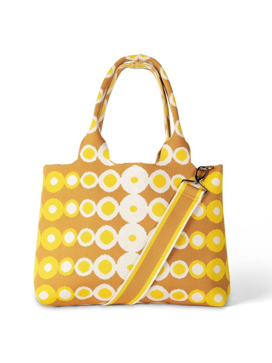 New Lesley Evers Marisol Tote Pacifica Yellow