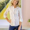 Wholesale Lesley Evers Kathryn Blouse Pink Fleurette