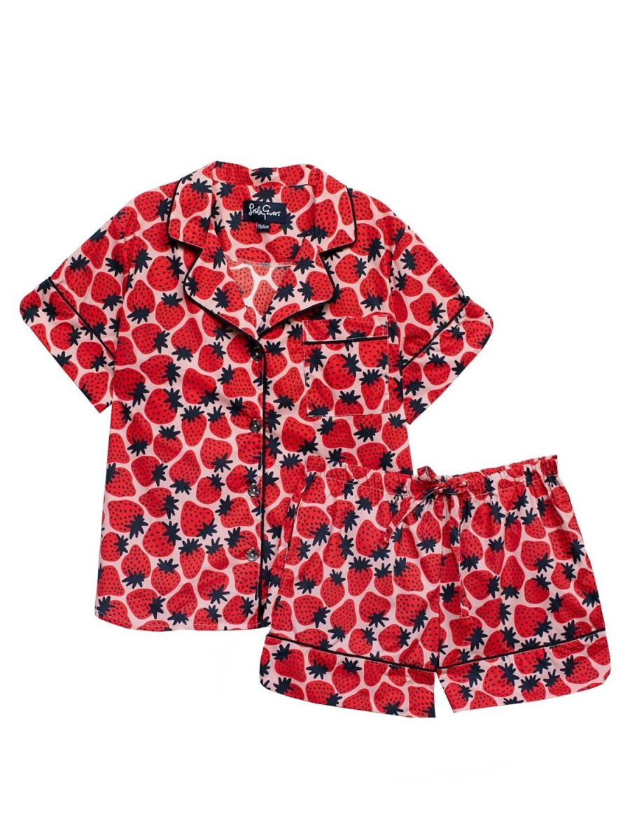 Best Lesley Evers Zoey Pajama Set Strawberries