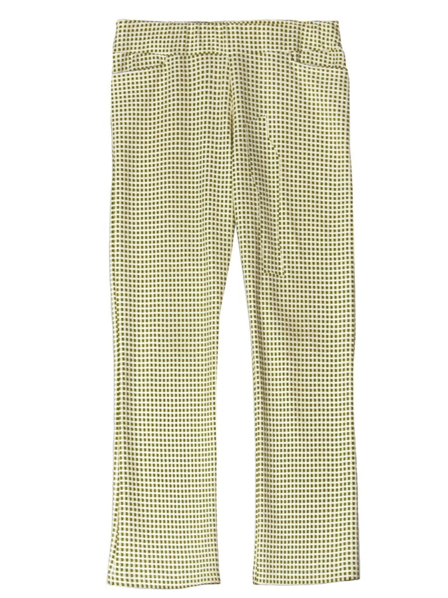 Hot Lesley Evers Audrey Pant Olive Jacquard