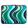 New Lesley Evers 14"-16" Laptop Case Green Wave