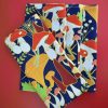 Online Lesley Evers Napkins Set Of 4 Mushrooms Navy