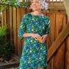 Wholesale Lesley Evers Mindy Dress Stained Glass Green