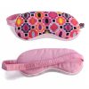 New Lesley Evers Silk Eye Mask Gems Pink