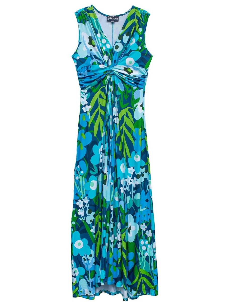 New Lesley Evers Sienna Maxi Dress Garden Oasis