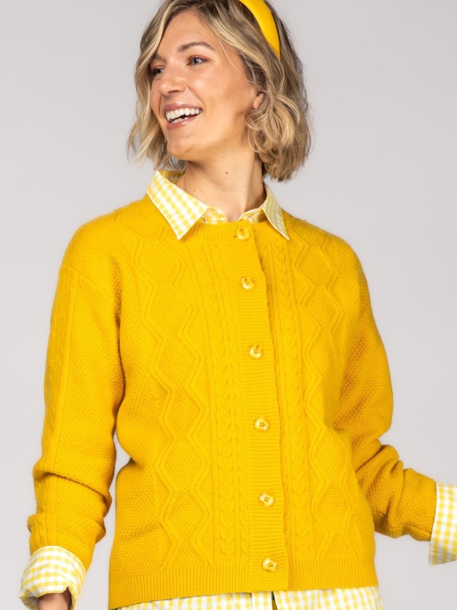 Online Lesley Evers Emma Cardigan Dandelion