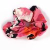 New Lesley Evers Skye Silk Scrunchie Flower Power Pink