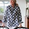 Wholesale Lesley Evers Dawn Shirt Navy Frogs