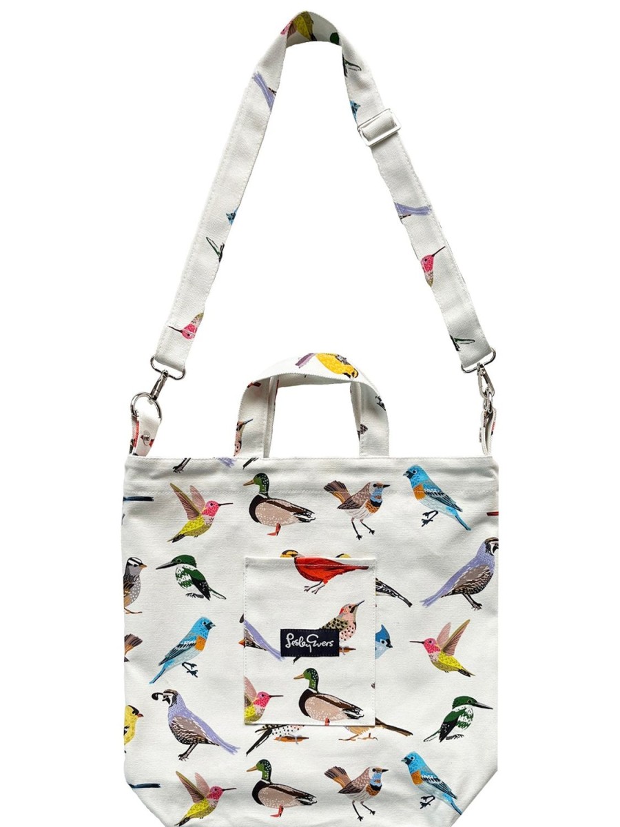 Clearance Lesley Evers Ivy Tote Birds