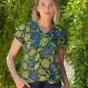 Online Lesley Evers Cindi Tee Dandelion Navy