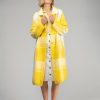 Best Lesley Evers Natalie Coat Lemon Yellow Plaid