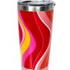 Best Lesley Evers Pink Wave 20Oz Travel Tumbler