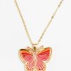 Online Lesley Evers Pink Butterfly Necklace