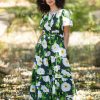 Wholesale Lesley Evers Genevieve Dress Tree Poppy