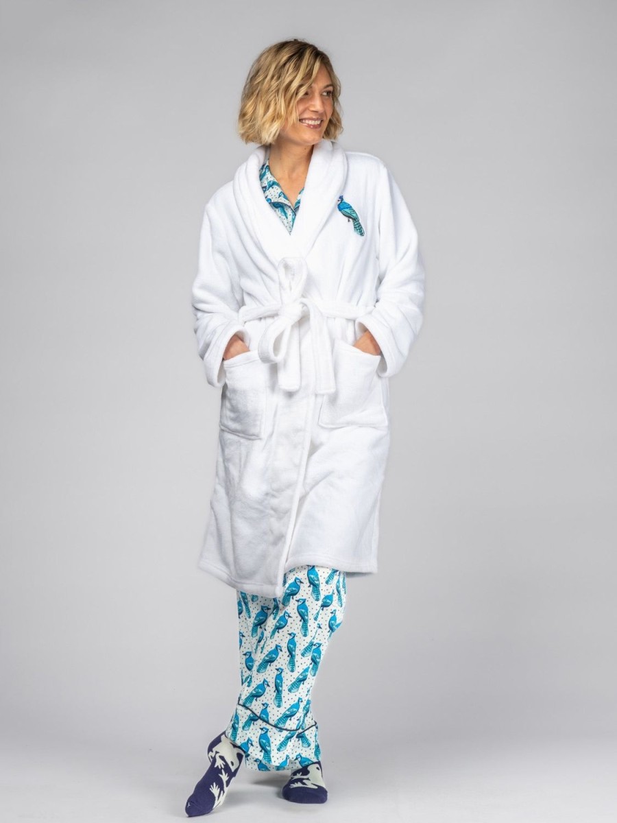 Wholesale Lesley Evers Vicky Robe White