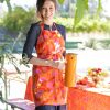 Hot Lesley Evers Rennie Apron Chicka Boom Orange