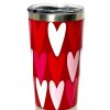 Hot Lesley Evers Pink Hearts 20Oz Tumbler