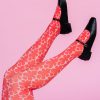 Hot Lesley Evers Coco Tights Cherry Fleurette