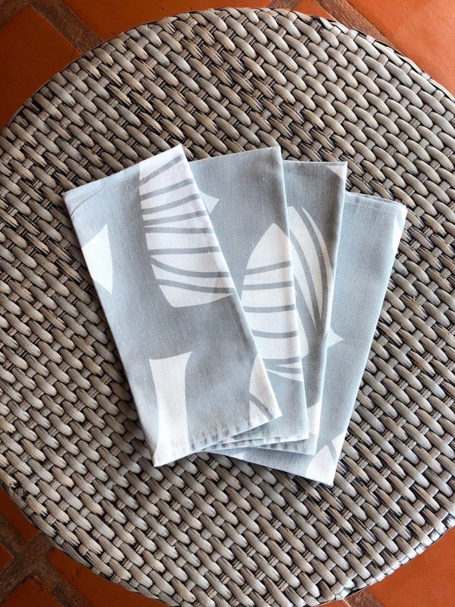 Online Lesley Evers Linen Napkins Gray Woodpile