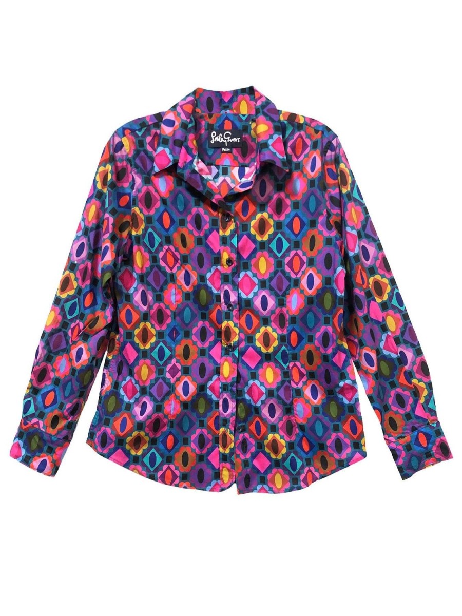 Clearance Lesley Evers Kathryn Blouse Gems