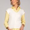 Clearance Lesley Evers Joy Top White