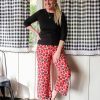 New Lesley Evers Dana Pant Strawberries