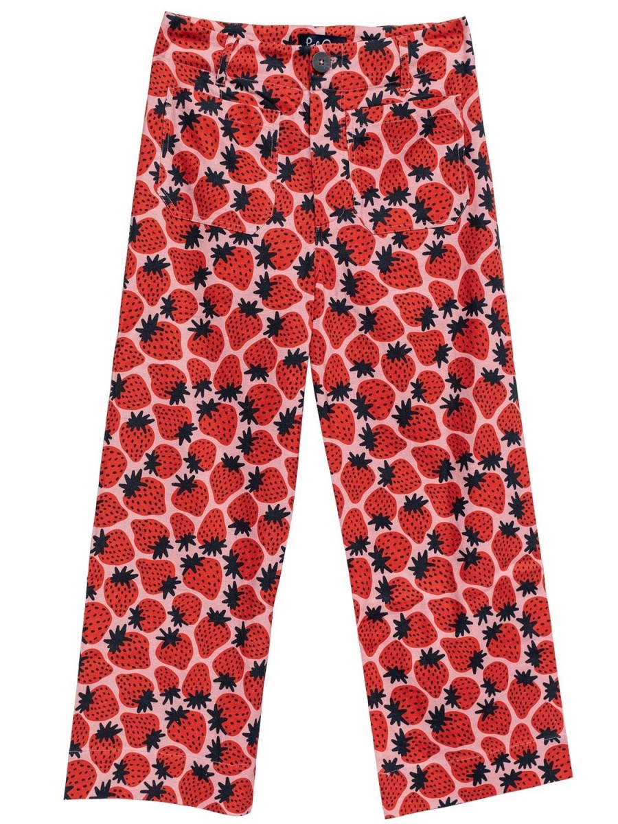 New Lesley Evers Dana Pant Strawberries