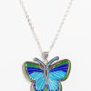 Wholesale Lesley Evers Blue Butterfly Necklace