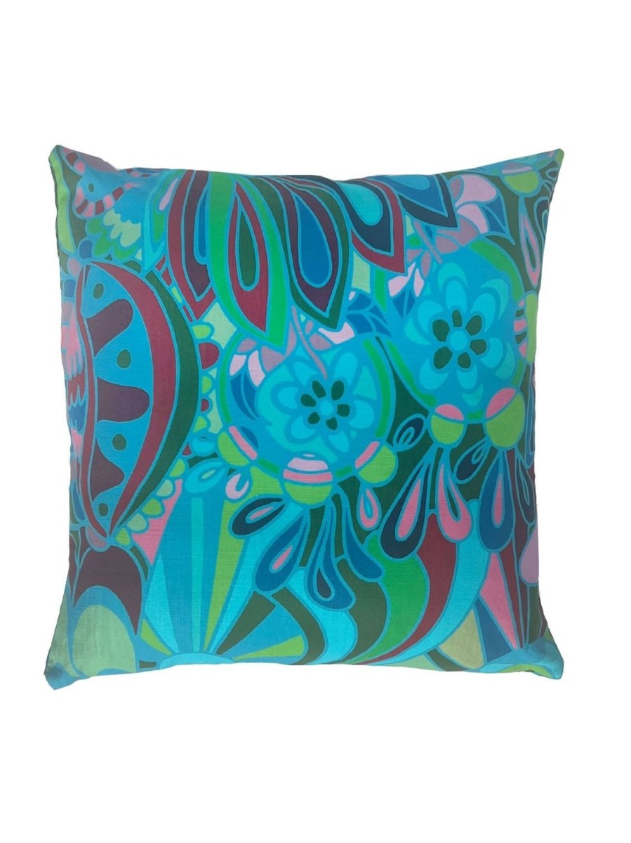 New Lesley Evers Pillow Sham Shakalaka Blue