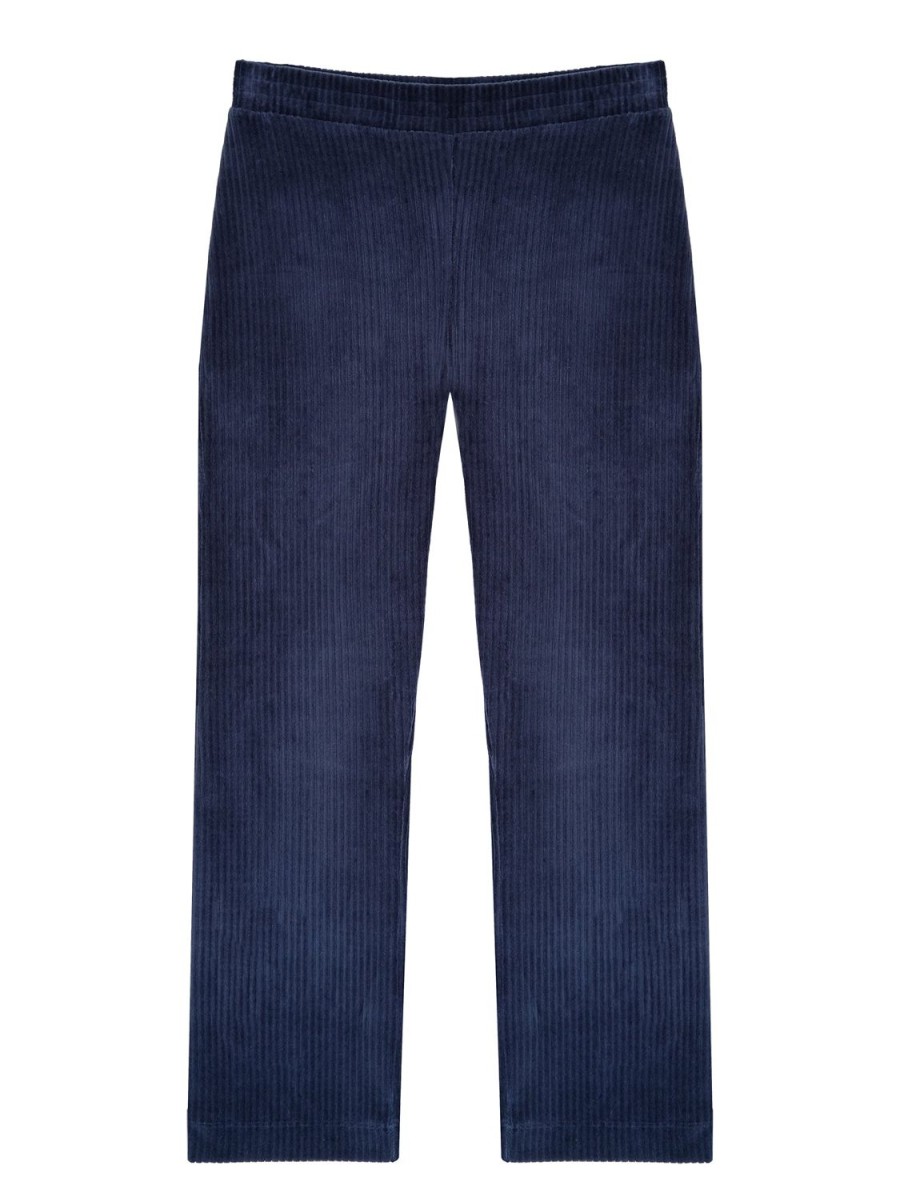 New Lesley Evers Angie Pant Navy Corduroy