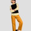 Wholesale Lesley Evers Parker Pant Mustard Yellow