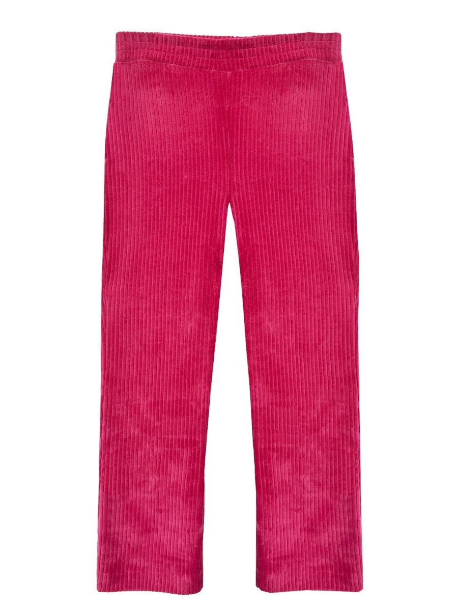 Clearance Lesley Evers Angie Pant Magenta Corduroy