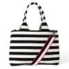 Wholesale Lesley Evers Marisol Tote Black And White Stripe