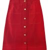 Best Lesley Evers Alison Skirt Red Denim