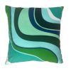 Hot Lesley Evers Pillow Sham Green Wave