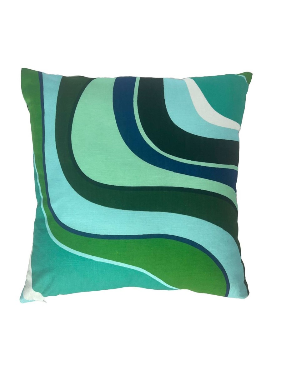 Hot Lesley Evers Pillow Sham Green Wave