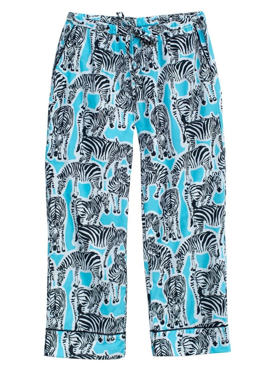 Hot Lesley Evers Kiera Pajama Pant Zebras Blue