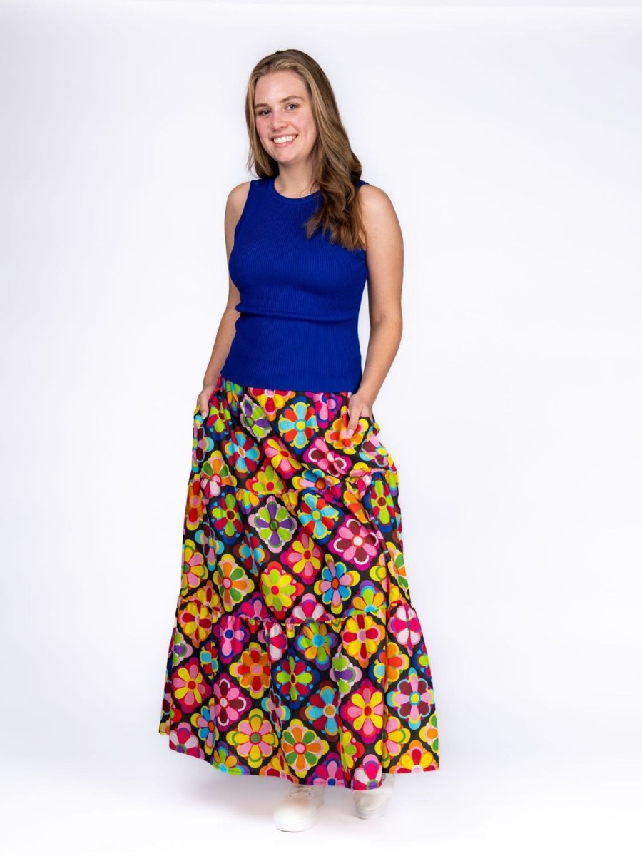 Best Lesley Evers Claudia Maxi Skirt Jubilee Multi